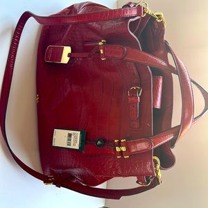 Ralph Lauren Red Satchel